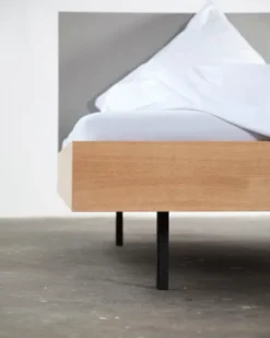 Bett Unidorm Grau
