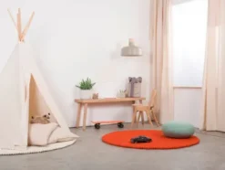 Filzkugelteppich