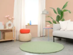Filzkugelteppich