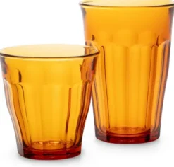 Französisches Bistroglas Amber