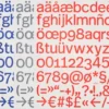 Geschenkpapier p98a Typo Real