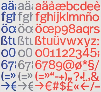 Geschenkpapier p98a Typo Real
