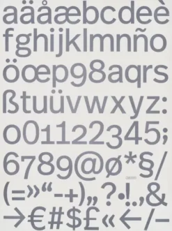 Geschenkpapier p98a Typo Real