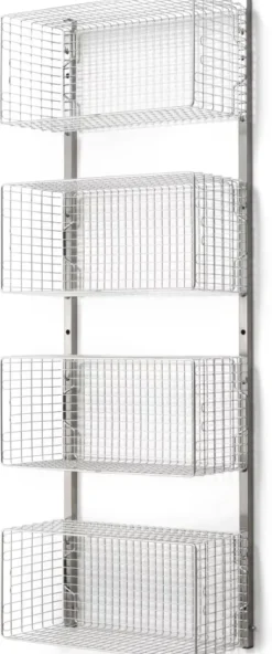 Gitterkorb zu Regalsystem Inox