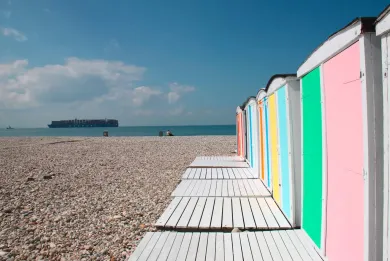 Handtuch-Serie Colours on the Beach