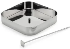 Italienisches Pendeltablett Edelstahl