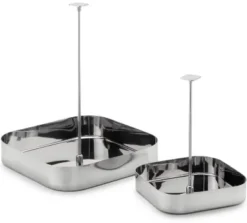 Italienisches Pendeltablett Edelstahl