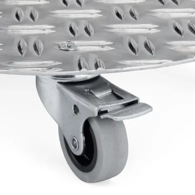 Kübelroller Aluminiumblech