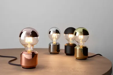 LED-Kopfspiegellampe Globe, Chrom