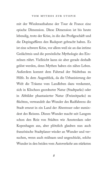 Lob des Fahrrads