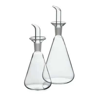 Öl- oder Essigflasche Borosilikatglas