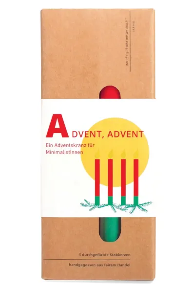 Stabkerze Adventskranz