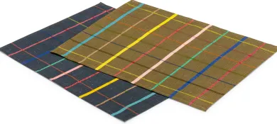 Tischset bunt kariert