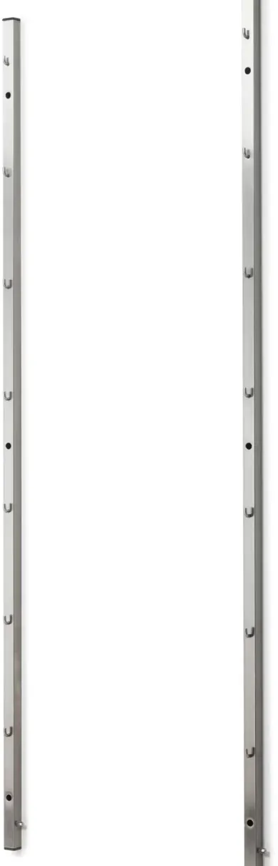 Wandhakenschiene zu Regalsystem Inox