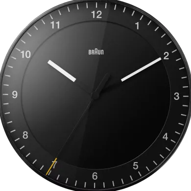 Wanduhr Braun