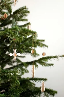 Weihnachtsschmuck Birkenrinde
