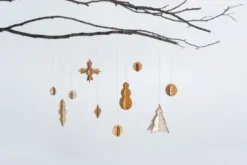 Weihnachtsschmuck Birkenrinde