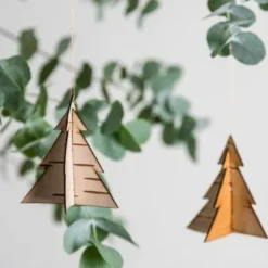 Weihnachtsschmuck Birkenrinde