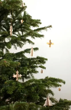 Weihnachtsschmuck Birkenrinde